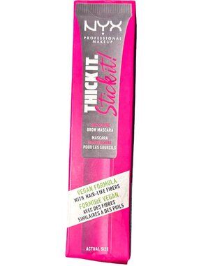 NYX Thick It Stick It Thickening Eyebrow Gel Mascara Tint, Cool Ash Brown